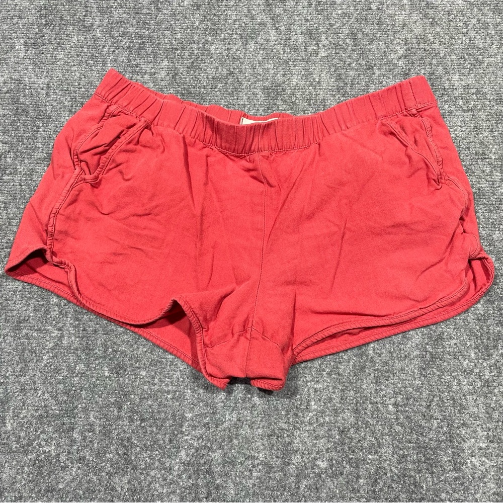 Madewell Vibrant Red Sleep Shorts